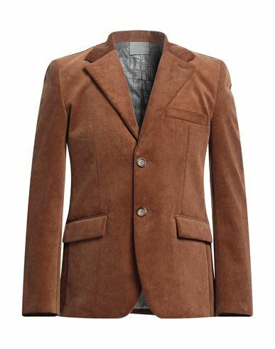 Vtmnts Man Blazer Camel Cotton Cover