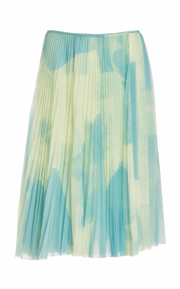 Proenza Schouler - Judy Printed Jersey Midi Skirt - Turquoise Cover