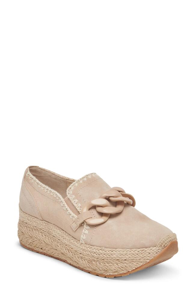 Dolce Vita Jhenee Platform Slip-On Sneaker in Dune Suede Cover