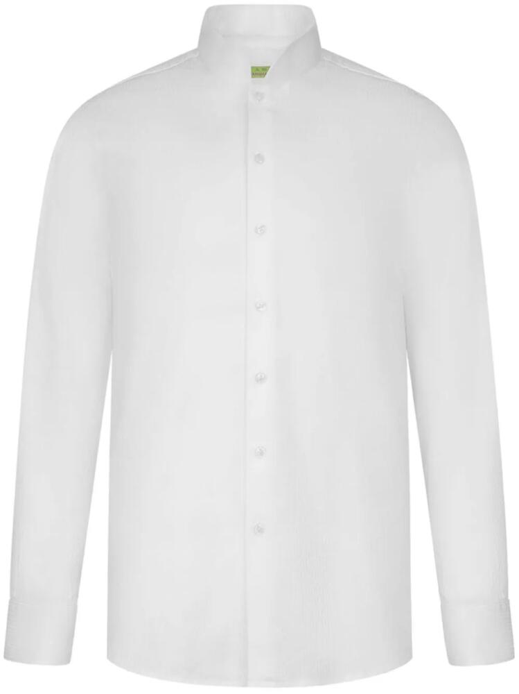 Shanghai Tang band-collar shirt - White Cover