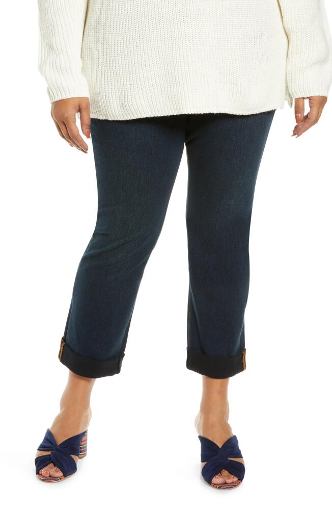 Lyssé High Rise Boyfriend Denim Leggings in Indigo Cover