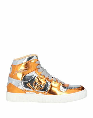 Philipp Plein Man Sneakers Copper Leather Cover