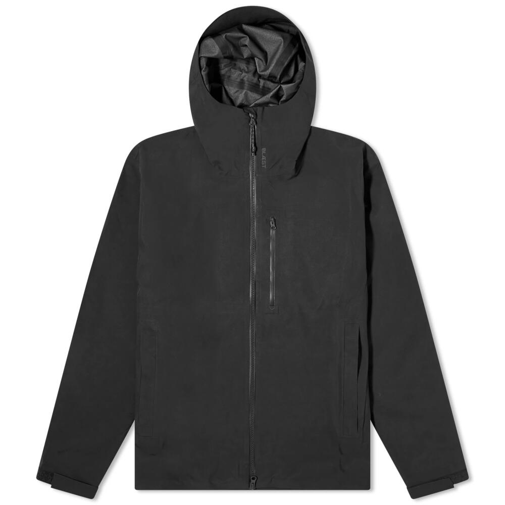 Blaest Men's Stette 3L Hooded Jacket in Black. Cover