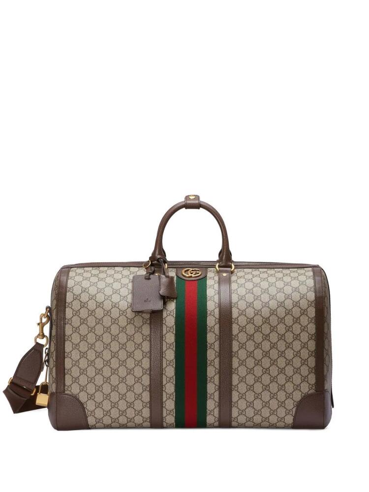 Gucci large Savoy duffle bag - Neutrals Cover