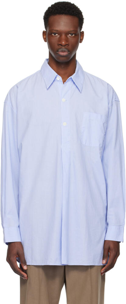 OUR LEGACY Blue Popover Shirt Cover