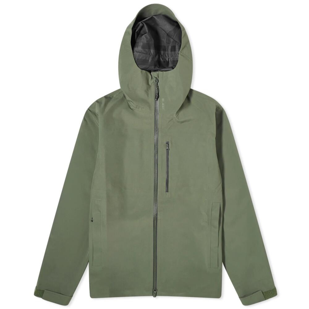 Blaest Men's Stette 3L Hooded Jacket in Dusty Green Cover