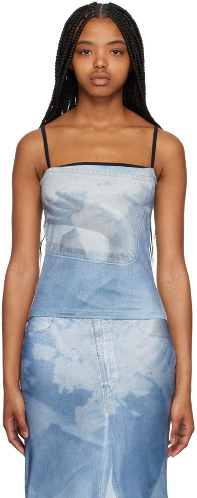 ELLISS SSENSE Exclusive Blue Tank Top Cover