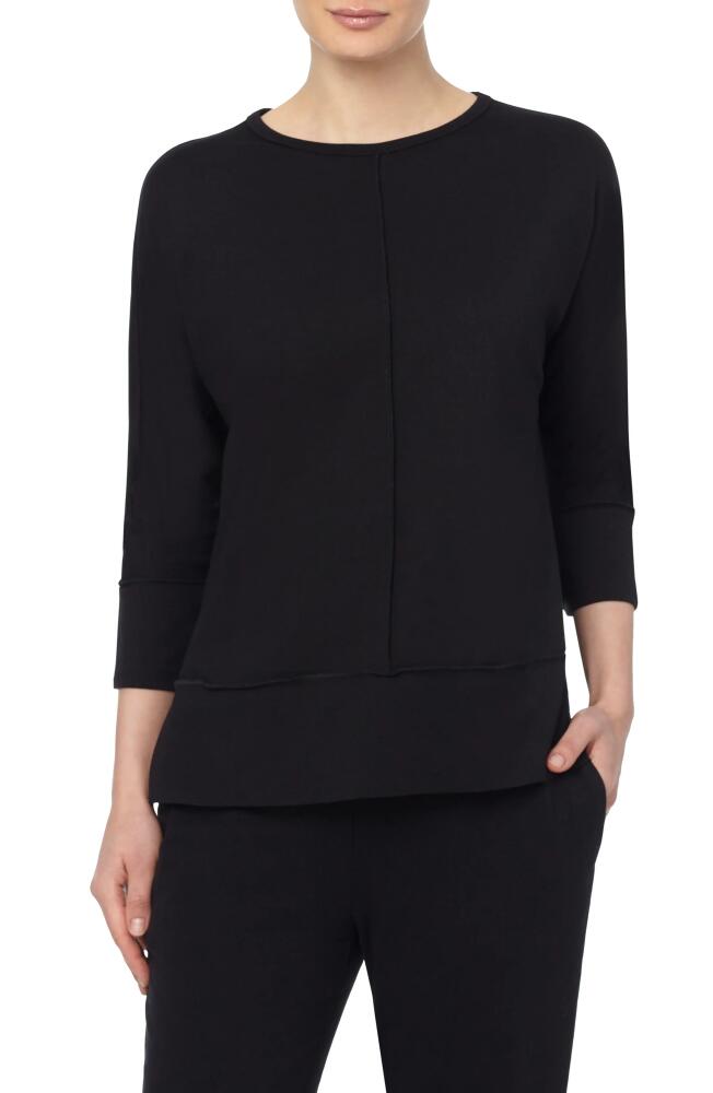 Jones New York Serenity Three Quarter Sleeve Knit Top in Jones Black Cover