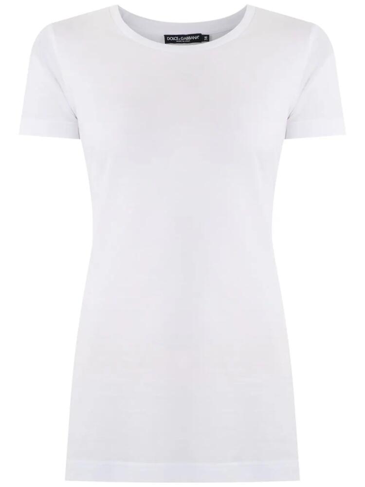 Dolce & Gabbana short-sleeve cotton T-shirt - White Cover