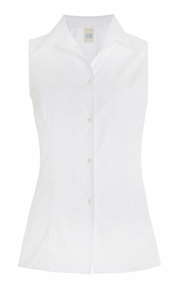 Flore Flore - Rosie Cotton Shirt - White Cover