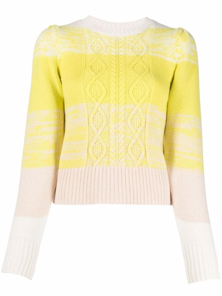 Baum Und Pferdgarten cable-knit jumper - Yellow Cover