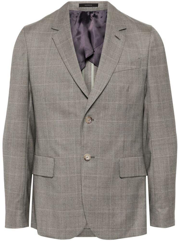 Paul Smith single-breasted wool blazer - Grey Cover