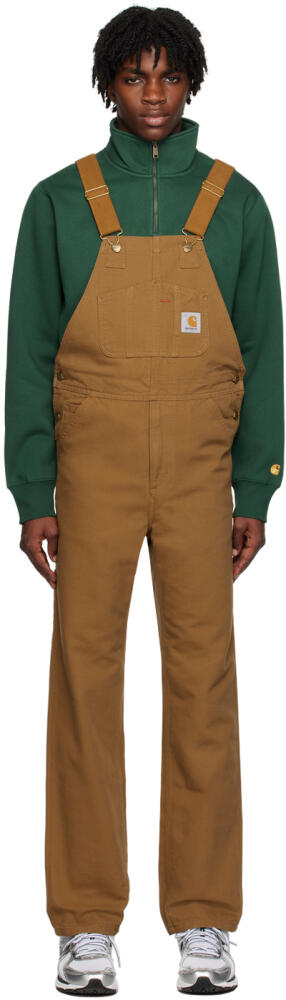 Carhartt Work In Progress Brown Bib Overalls Cover