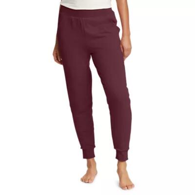 Eddie Bauer Women's Snow Lodge Faux Shearling-Lined Jogger Pants Cover