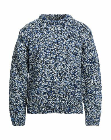 Maison Margiela Man Sweater Blue Wool, Polyamide Cover