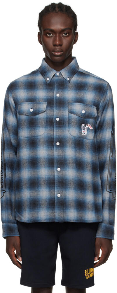 Billionaire Boys Club Blue Check Shirt Cover