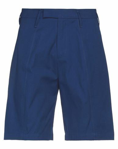 Neil Barrett Man Shorts & Bermuda Shorts Blue Cotton Cover