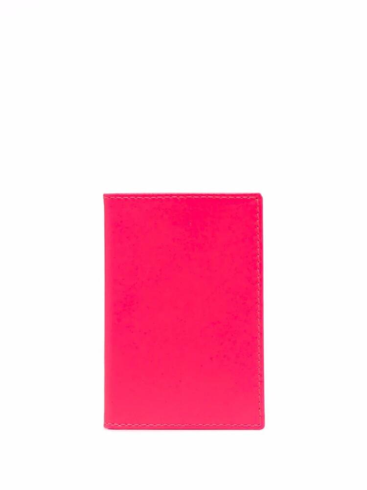 Comme Des Garçons Wallet color-block folding wallet - Pink Cover