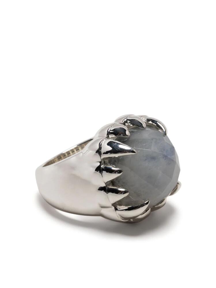 Stolen Girlfriends Club moon stone ring - Silver Cover