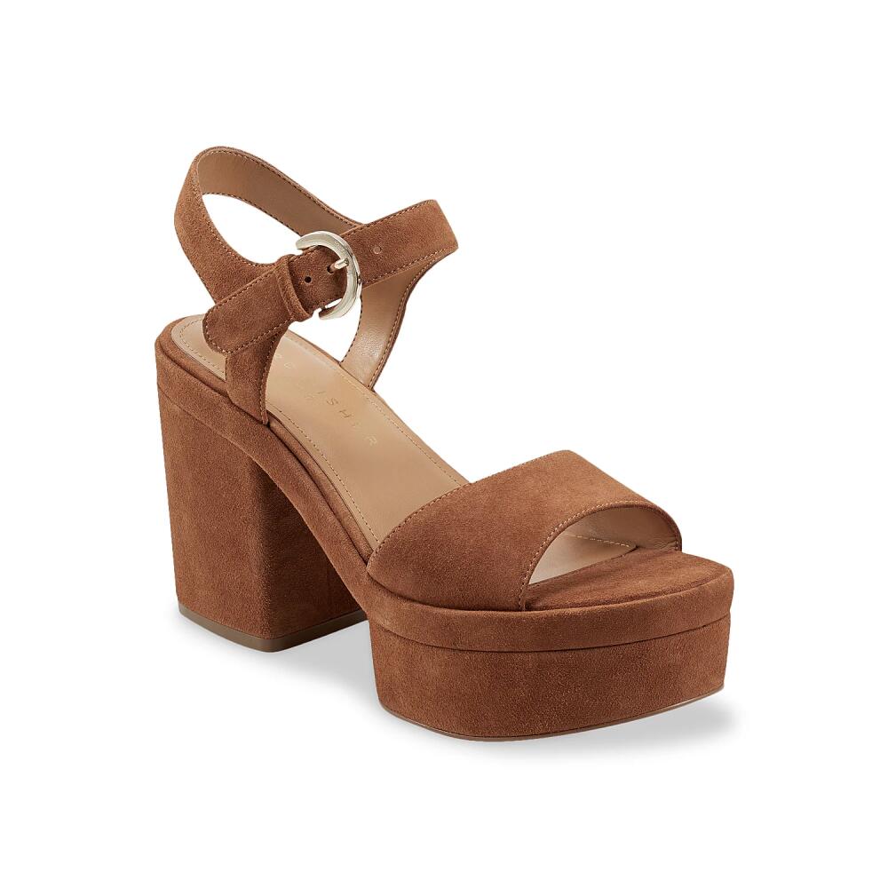 Marc Fisher Norma Platform Sandal | Women's | Cognac Cover