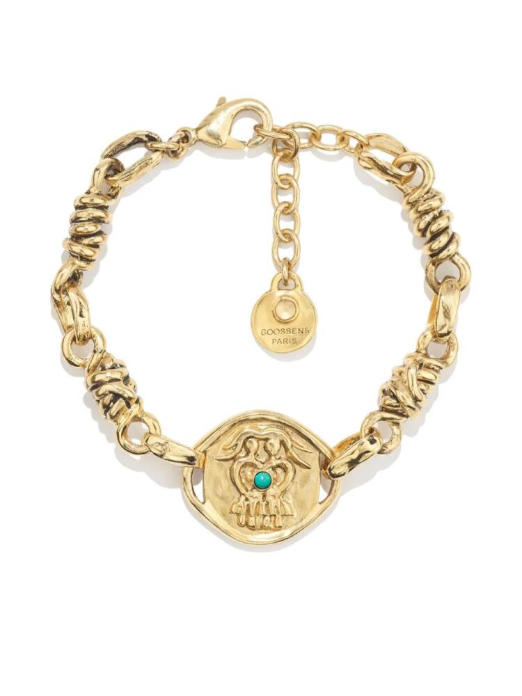 Goossens Talisman Astro Gemini spiral-chain bracelet - Gold Cover