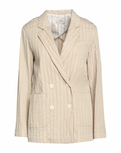 Alysi Woman Blazer Beige Cotton, Polyamide, Elastane Cover