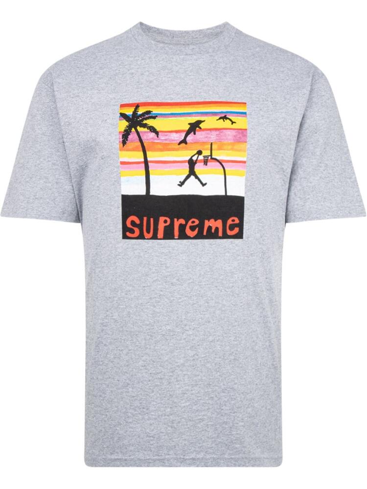 Supreme Dunk crew neck T-shirt - Grey Cover