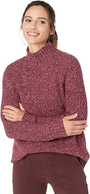 Prana Ibid Sweater Tunic (Maroon) Women's Clothing Cover