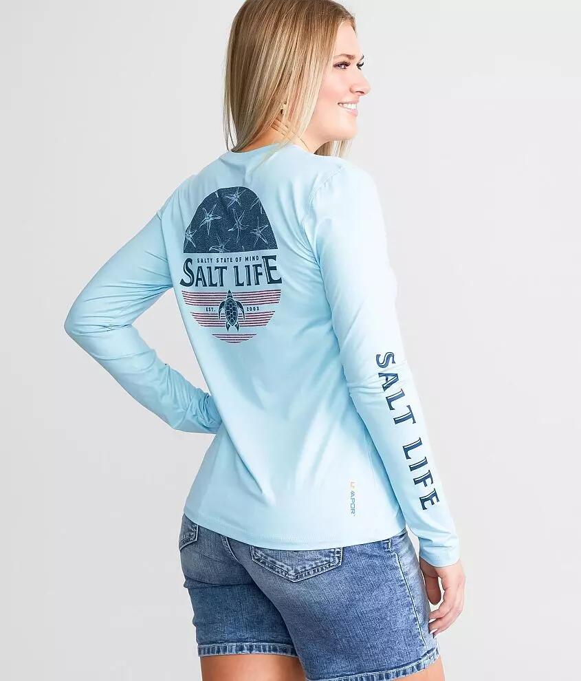 Salt Life Ameristate Of Mind SLX Performance T-Shirt Cover