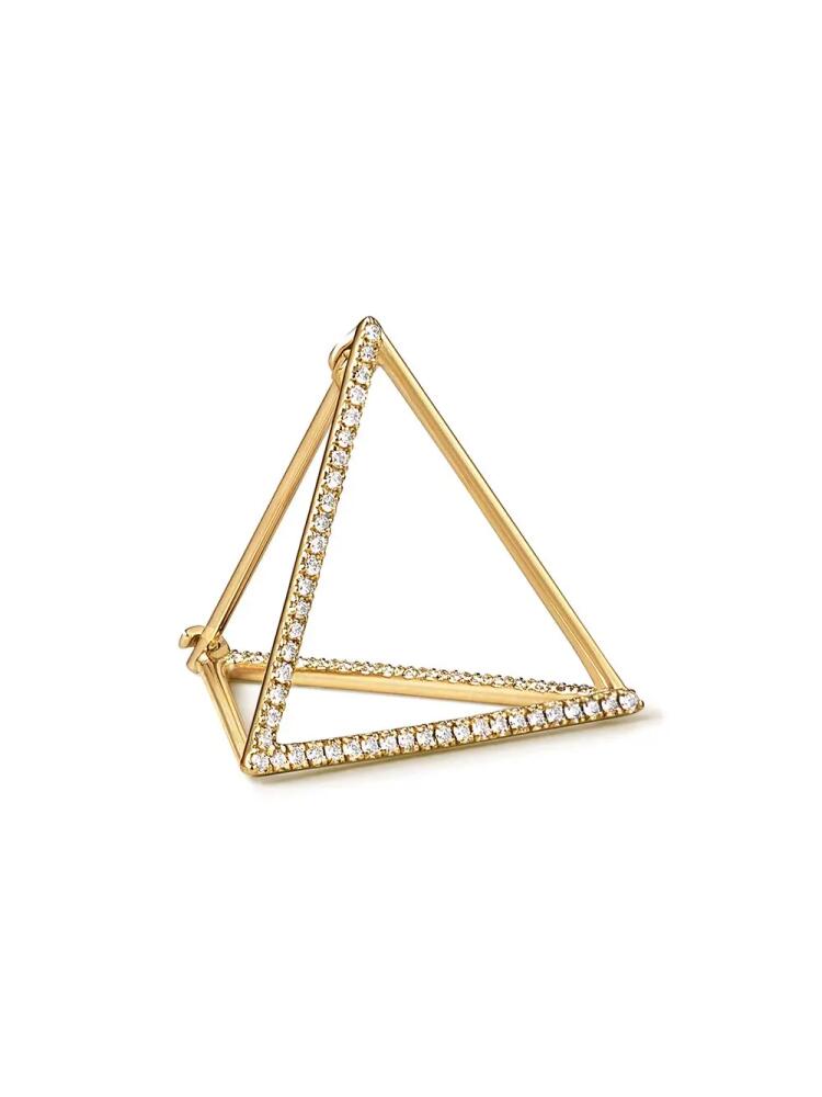 Shihara Diamond Triangle Earring 20 (03) - Metallic Cover