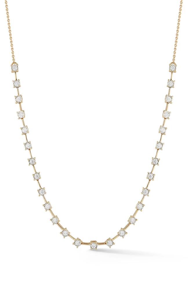 Dana Rebecca Designs Ava Bea Interval Diamond Tennis Necklace in Yellow Gold Cover