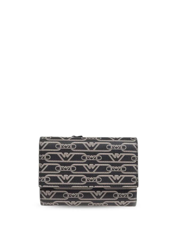 Emporio Armani monogram wallet - Black Cover