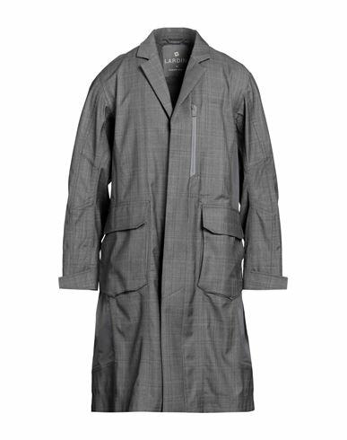 Lardini Man Overcoat & Trench Coat Grey Wool, Polyester, Cotton Cover