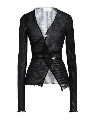 Sportmax Woman Cardigan Black Wool, Acrylic, Polyamide Cover