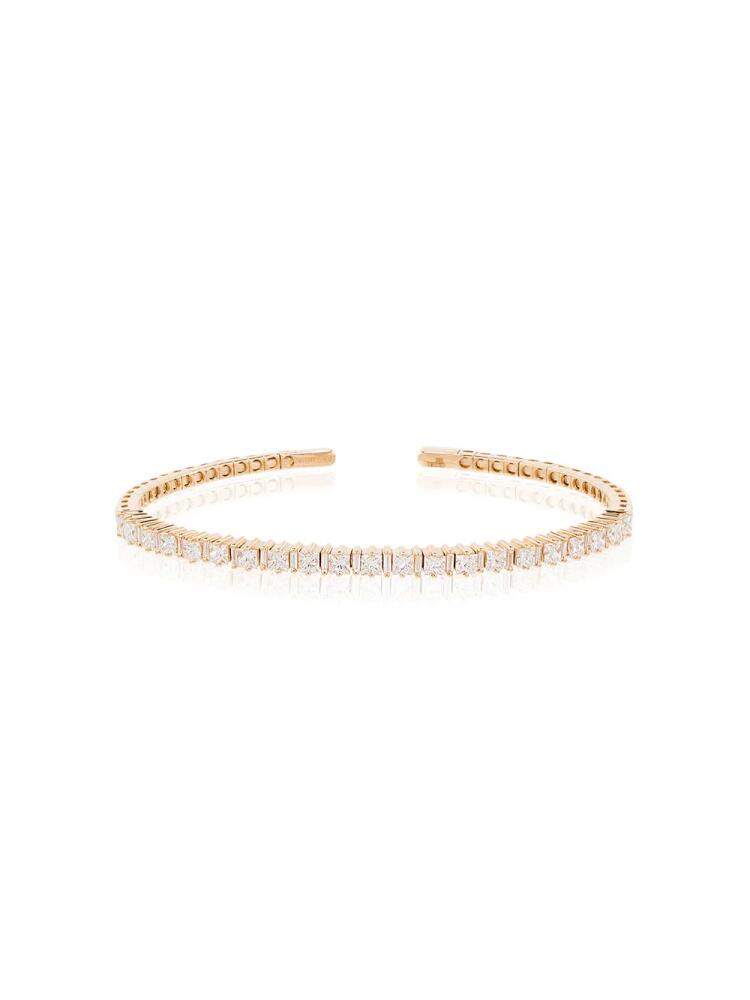 Suzanne Kalan 18kt yellow gold mixed cut diamond bracelet Cover