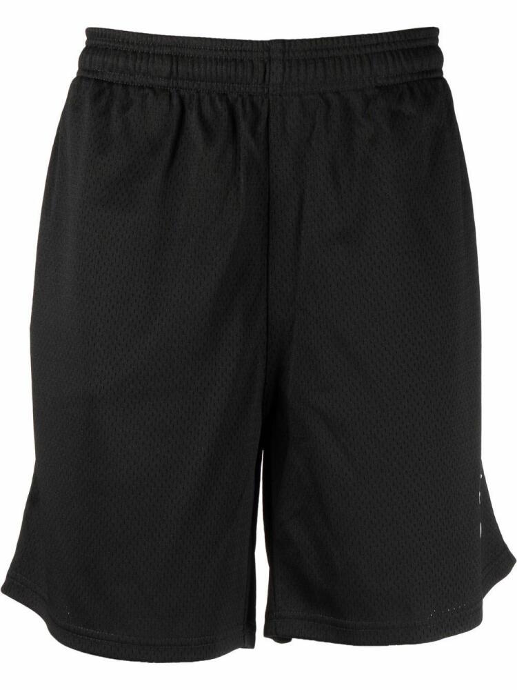 Stüssy logo-print track shorts - Black Cover