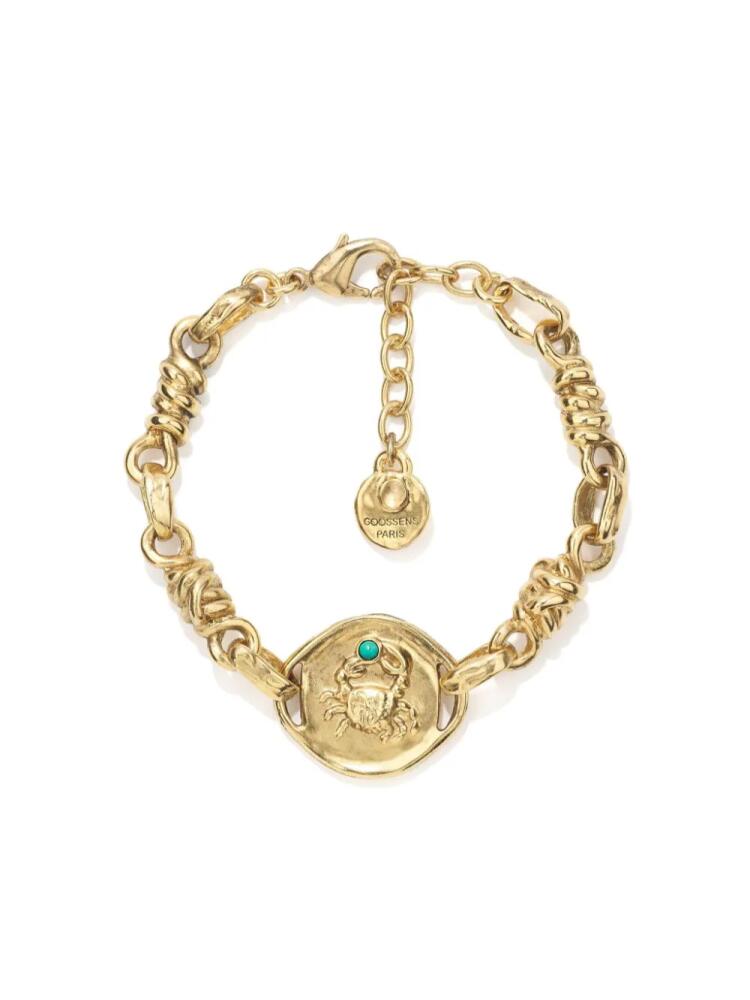 Goossens Talisman Astro Cancer coin bracelet - Gold Cover