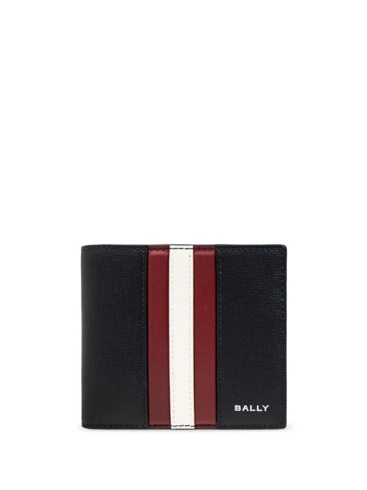 Bally ribbon leather wallet - Black Cover