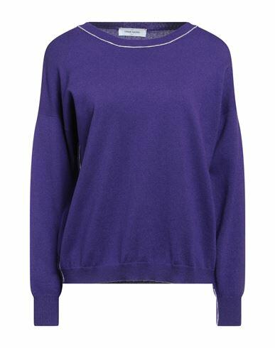 Gran Sasso Woman Sweater Purple Virgin Wool, Viscose, Cashmere Cover