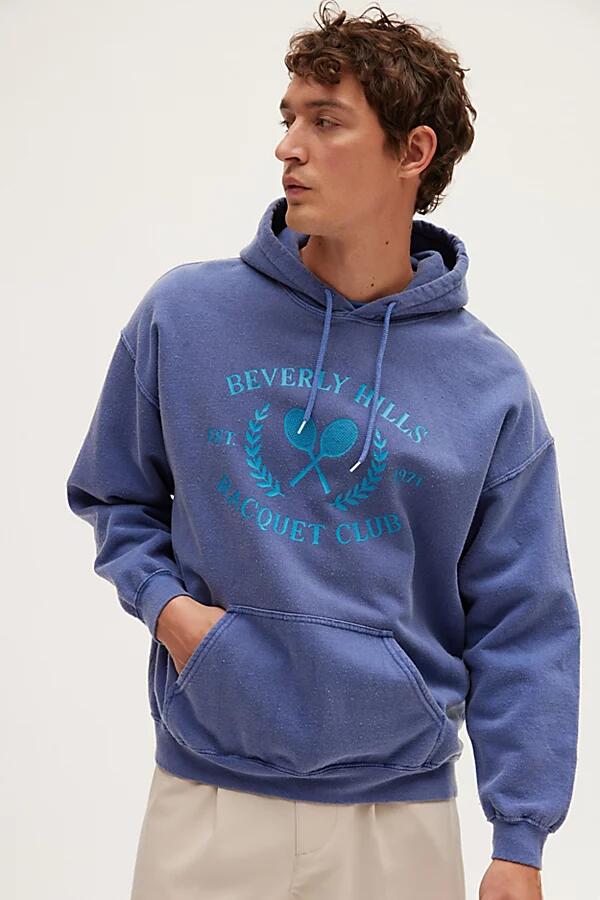 Standard Cloth Beverly Hills Racquet Club Hoodie Sweatshirt in Estate Blue Cover