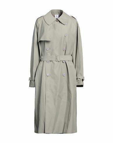 Vetements Woman Overcoat & Trench Coat Grey Cotton, Polyamide Cover