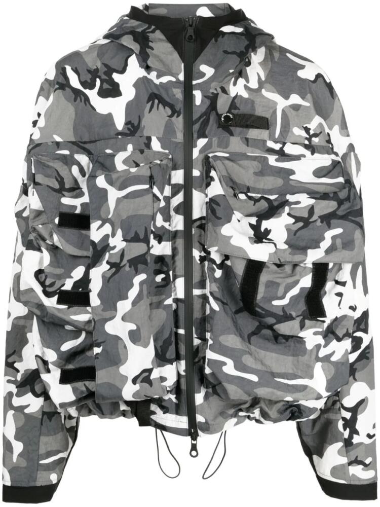 Mostly Heard Rarely Seen camouflage-print logo-embroidered jacket - Multicolour Cover