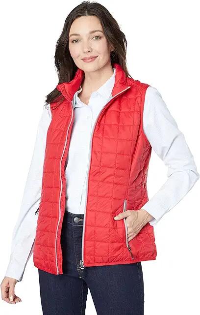 Cutter & Buck Rainier Primaloft Eco Full Zip Vest (Red) Women's Clothing Cover