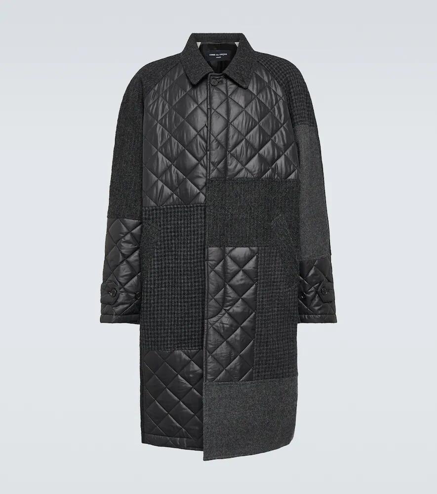 Comme des Garçons Homme Quilted wool coat Cover