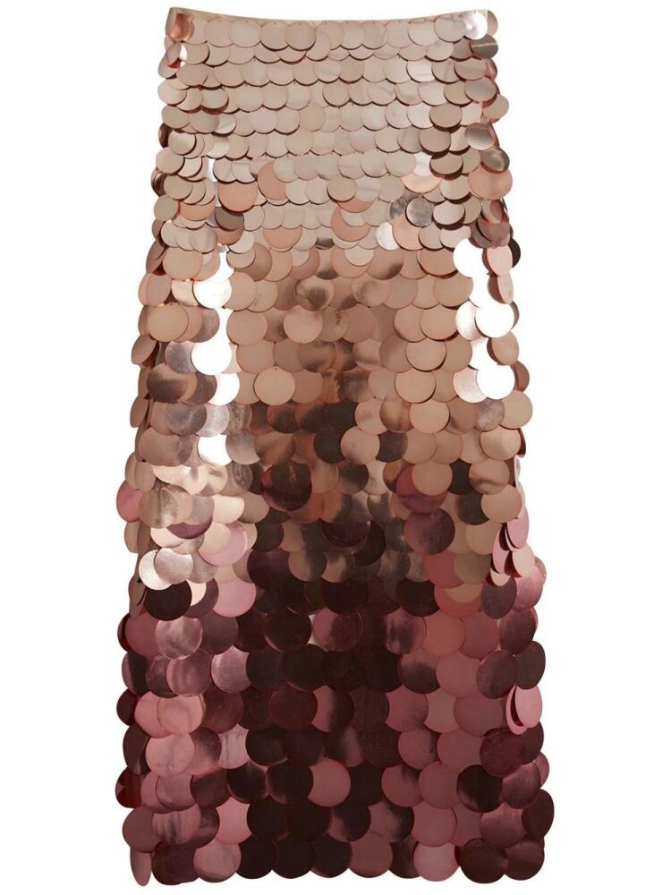 Simkhai Elvira sequin midi skirt - Pink Cover