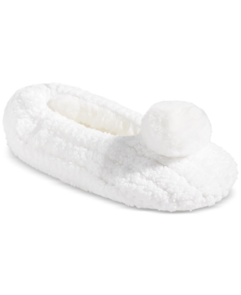 Charter Club Women's Pom Pom Ped Socks, Created for Macy's - Winter White Cover