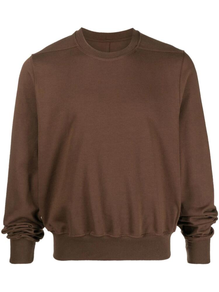 Rick Owens extra-long sleeve cotton sweatshirt - Brown Cover