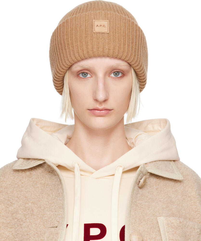 A.P.C. Tan Michele Beanie Cover