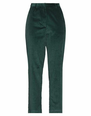 Niū Woman Pants Green Cotton Cover