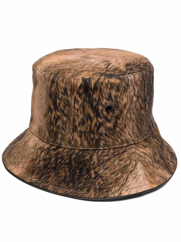 Burberry fur print bucket hat - Neutrals Cover